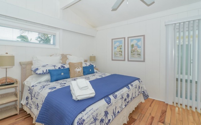 Primary Bedroom with King Bed and TV