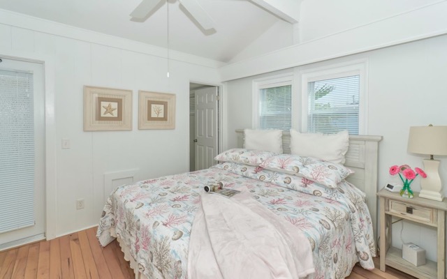 Primary Bedroom with King Bed and TV